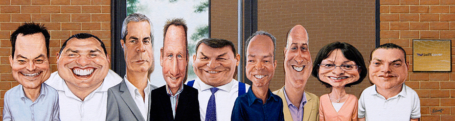 caricaturist commission of insurance company board of directors