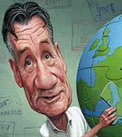 Times Newspaper caricature illustrator