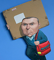 illustration for Mail Me Art project, UK
