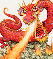 Spectator cover illustration (political cartoon)